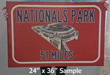 Las Vegas Raiders Allegiant Stadium - Miles to Stadium Highway Road Sign Customize the Distance Sign ,Las Vegas Raiders stadium sign