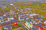 Fredericksburg skyline  canvas,Fredericksburg  Canvas, Fredericksburg Canvas Wall Art, Fredericksburg watercolor wall art canvas,