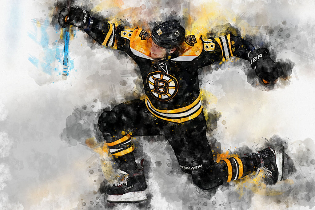 Boston Bruins Hockey Poster, Bruins Man Cave Poster, Bruins Gift