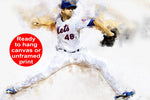 Jacob deGrom New York Mets canvas, Jacob deGrom wall art, New York Mets Canvas, Jacob deGrom Poster wall art
