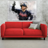 Freddie Freeman Atlanta Braves canvas, Freddie Freeman wall art, Atlanta Braves Canvas, Freddie Freeman Poster wall art