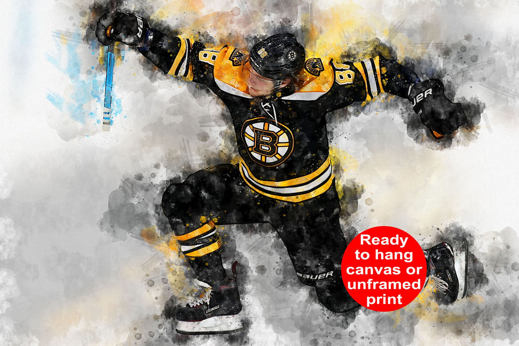 Download David Pastrnak Boston Bruins Grizzly Bear Wallpaper
