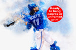 Bo Bichette Toronto Blue Jays canvas, Bo Bichette wall art,  Toronto Blue Jays Canvas, Bo Bichette Poster wall art