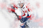 Nicklas Backstrom watercolor, Washington Capitals wall art, Capitals Stanley Cup, Nicklas Backstrom Poster, Capitals hockey art wall