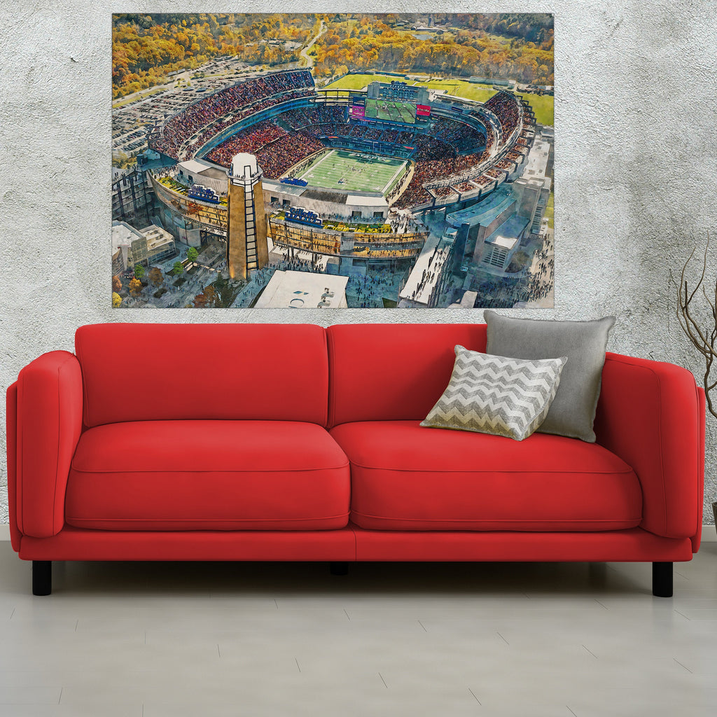 The Wall Art New England City Patriots Poster American Football Poster Canvas Prints Living Room Artwork Poster Bedroom Canvas Painting Decoration (