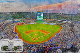 Canvas-Print of Kauffman Stadium in Kansas City Missouri / Kansas City Royals / Kansas City Missouri, Pro