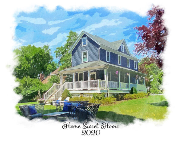 Custom Watercolor Home Prints - Image 3
