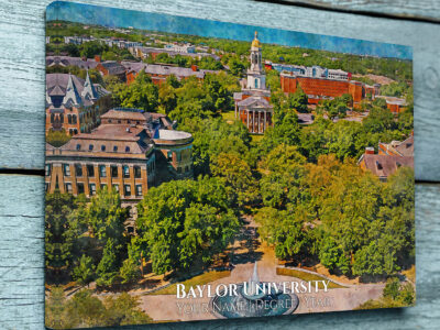 Baylor University canvas print  with Pat Neff Hall, Old main and the Armstrong Browning library