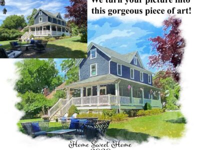 Custom Watercolor Home Prints