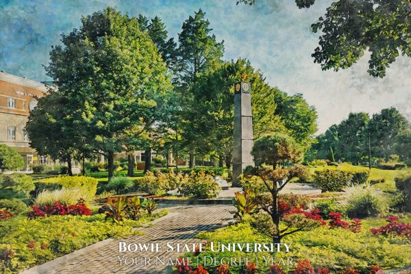 Bowie State is a wooded modern campus.  Founded in 1865 in Bowie Maryland near Washington DC