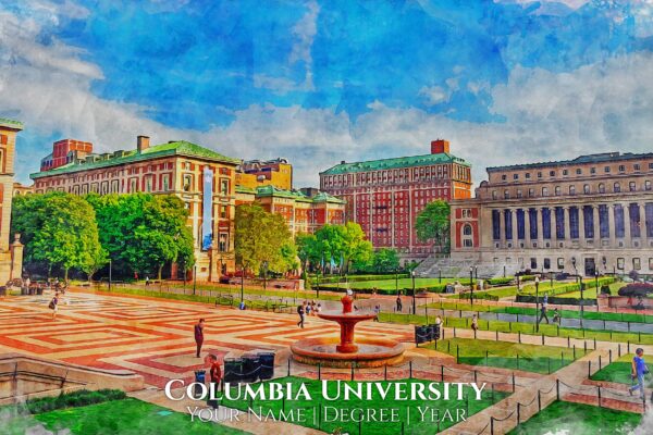 COLUMBIA UNIVERSITY  IMAGE SHOWING CAMPUS BUILDING