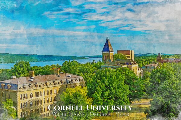 CORNELL UNIVERSITY IMAGE SHOWING CAMPUS BUILDING