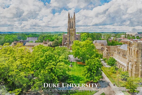 DUKE UNIVERSITY  IMAGE SHOWING CAMPUS BUILDING