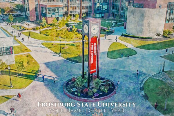UNIVERSITY OF FROSTBURG STATE  IMAGE SHOWING CAMPUS BUILDING