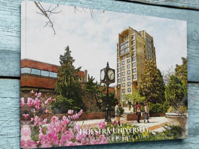 Hofstra University watercolor. Graduation gift, Hofstra University , College wall art,  College WC