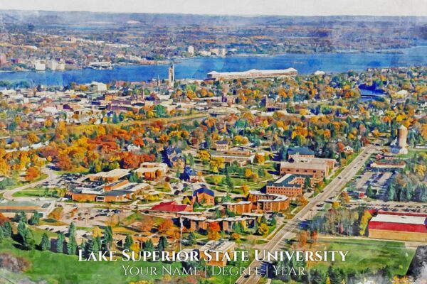 UNIVERSITY OF LAKE SUPERIOR STATE IMAGE SHOWING CAMPUS BUILDING