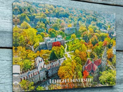 Lehigh University watercolor. Graduation gift, Lehigh University , College wall art,  College WC