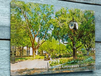 McNeese State University watercolor. Graduation gift, McNeese State University , College wall art,  College WC