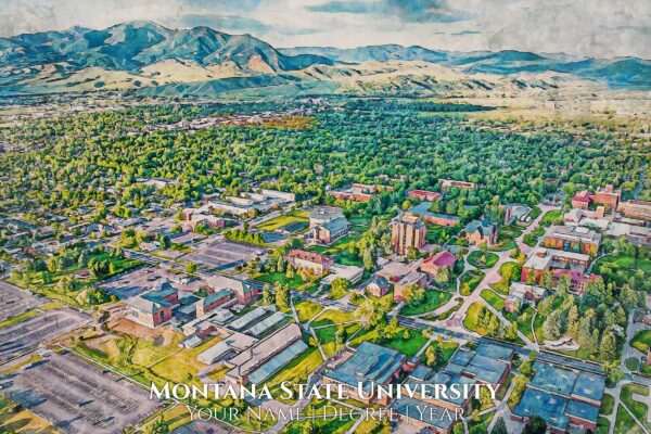 UNIVERSITY OF MONTANA STATEIMAGE SHOWING CAMPUS BUILDING