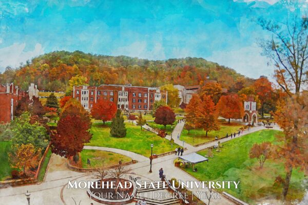UNIVERSITY OF MOREHEAD STATE IMAGE SHOWING CAMPUS BUILDING