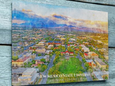 New Mexico State University watercolor. Graduation gift, New Mexico State University , College wall art,  College WC