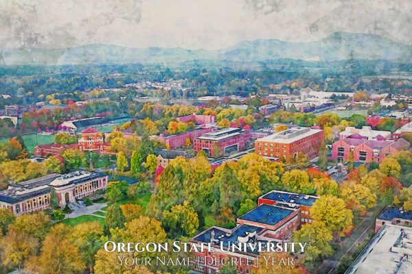 OREGON STATE UNIVERSITY  IMAGE SHOWING CAMPUS BUILDING