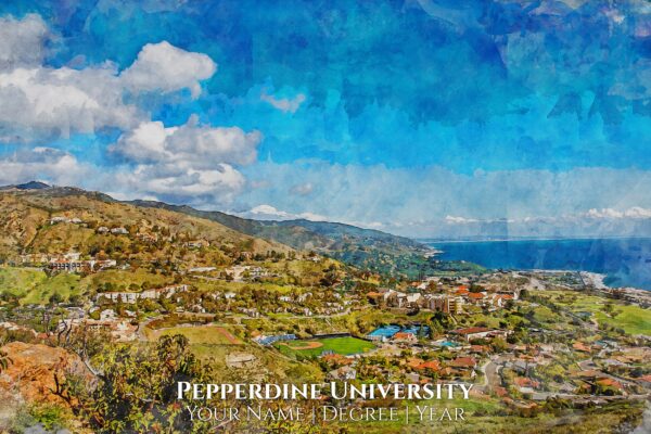 UNIVERSITY OF PEPPERDINE IMAGE SHOWING CAMPUS BUILDING