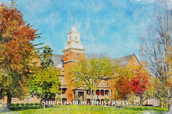 UNIVERSITY OF SHIPPENBURG  IMAGE SHOWING CAMPUS BUILDING