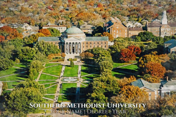 SOUTHERN METHODIST UNIVERSITY IMAGE SHOWING CAMPUS BUILDING