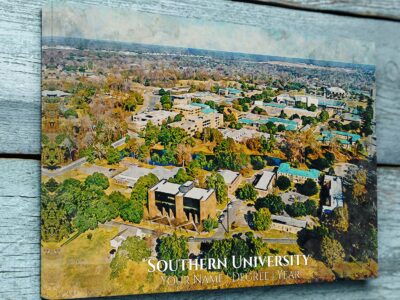 SOUTHERN UNIVERSITY CAMPUS CANVAS PRINT HANGING ON WALL