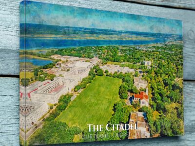 The Citadel watercolor. Graduation gift, The Citadel , College wall art,  Personalized gift
