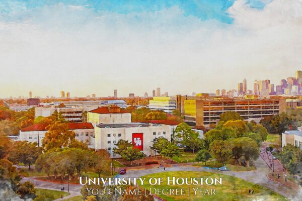 UNIVERSITY OF HOUSTON  IMAGE SHOWING CAMPUS BUILDING
