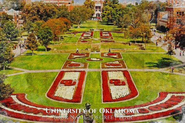UNIVERSITY OF OKLAHOMA IMAGE SHOWING CAMPUS BUILDING