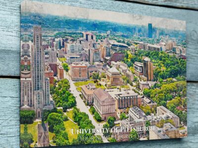 University of Pittsburgh Graduation Gift Canvas Campus Painting Print