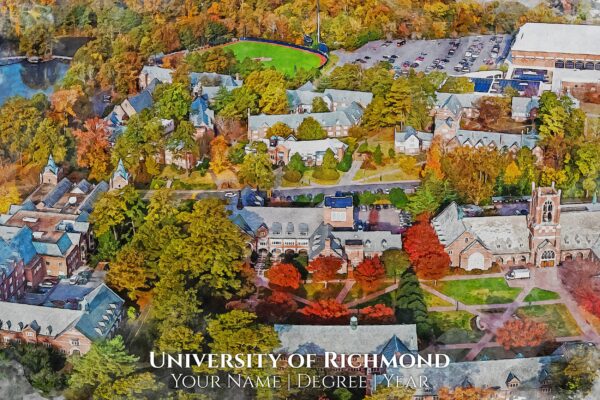 UNIVERSITY OF RICHMOND IMAGE SHOWING CAMPUS BUILDING