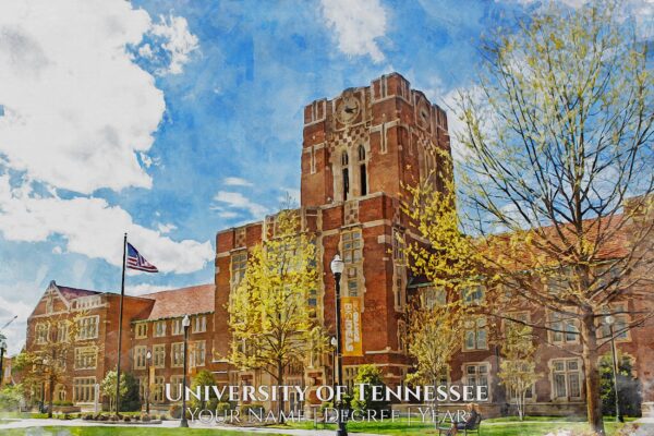 UNIVERSITY OF TENNESSEE  IMAGE SHOWING CAMPUS BUILDING