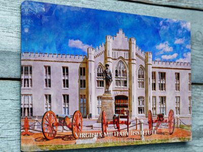 Virginia Military Institute watercolor, Graduation gift, Virginia Military Institute Print, College wall art,  College WC