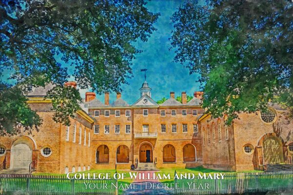 UNIVERSITY OF WILLIAM AND MARY IMAGE SHOWING CAMPUS BUILDING