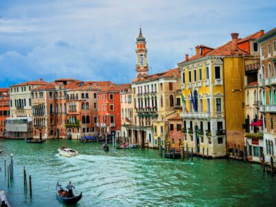 Venice Italy Gondolas in canal, Venice Italy, Vacation in Italy, Europe Classic Photo, Venice Canvas Print, Venice wall art, Large wall art