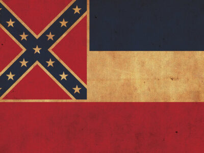 Vintage Mississippi Flag on Canvas, Mississippi Flag, Wall Art, Mississippi Photo, Mississippi Print, Single or Multiple Panels