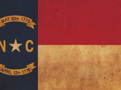 Vintage North Caroling Flag on Canvas, North Carolina Flag, Wall Art, North Carolina Photo North Carolina Print, Single or Multiple Panels