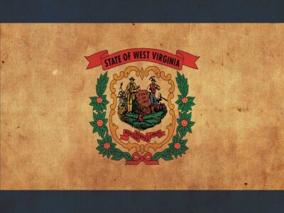 Vintage West Virginia Flag on Canvas,West Virginia, Wall Art,West Virginia Photo, Virginia Print, West Virginia , Single or Multiple Panels