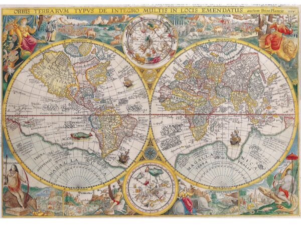 World Map on Canvas, Canvas large map, Wall art map, INTRODUCTORY PRICING,  As large as 4 x 6 FEET, Best price on Etsy