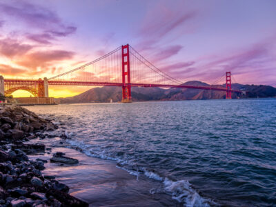 Golden Gate Bridge Printed on Canvas, Golden Gate Bridge, Large Goldn Gate Bridge, Print Golden Gate Bridge, wall art, Canvas gifts, art