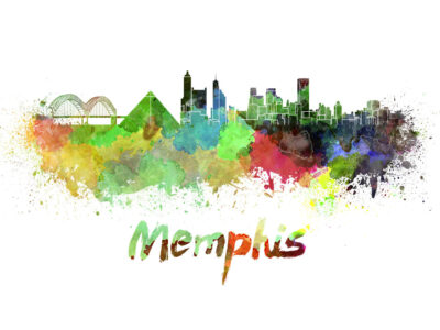 Memphis skyline watercolor canvas, Memphis Canvas Print, Memphis wall art, Canvas Wall Art, Watercolor Skyline, Gift Ideas, Memphis print