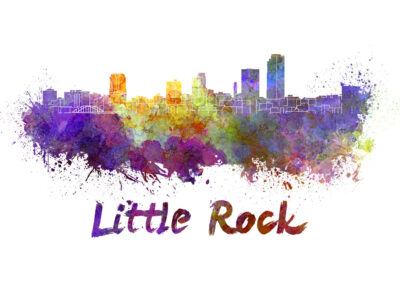 Little Rock skyline watercolor canvas, Little Rock Canvas Print, Little Rock wall art, Little Rock Canvas Wall Art,Little Rock watercolor