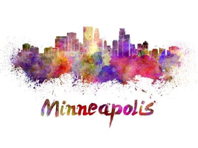 Minneapolis skyline watercolor canvas, Minneapolis Canvas Print, Minneapolis wall art, Minneapolis  Canvas Wall Art, Minneapolis watercolor