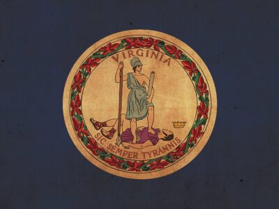 Vintage Virginia Flag on Canvas, Virginia, Wall Art, Virginia Photo, Virginia Print,  Fine Art, Old Dominion Flag, Single or Multiple Panels