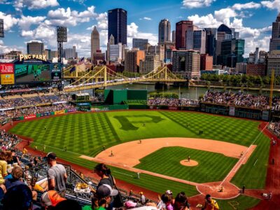 PNC park Printed on Canvas, Pittsburgh skyline, Large Pittsburgh Pirates Print, Pittsburgh wall art, Canvas gifts, art