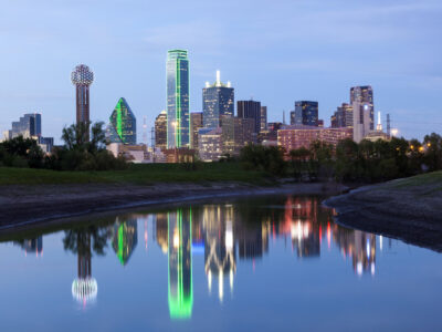 Dallas, TX canvas at dusk, Printed on Canvas, Dallas, Texas, City skyline, Large Dallas Print, Dallas Texas wall art, Canvas gifts, art